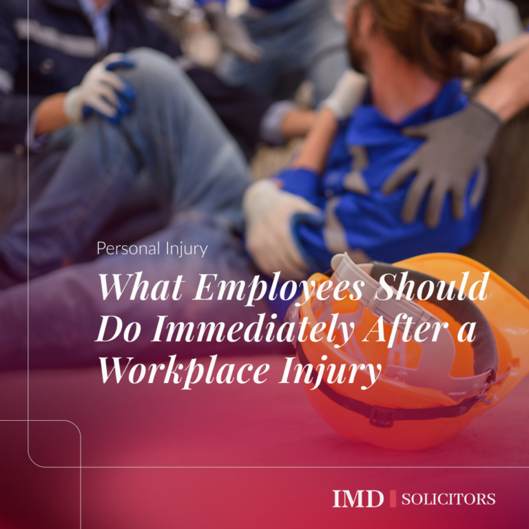 What Employees Should Do Immediately After a Workplace Injury